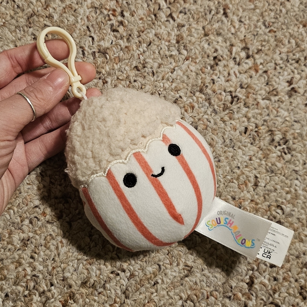 Squishmallows Arnel the Popcorn Clip